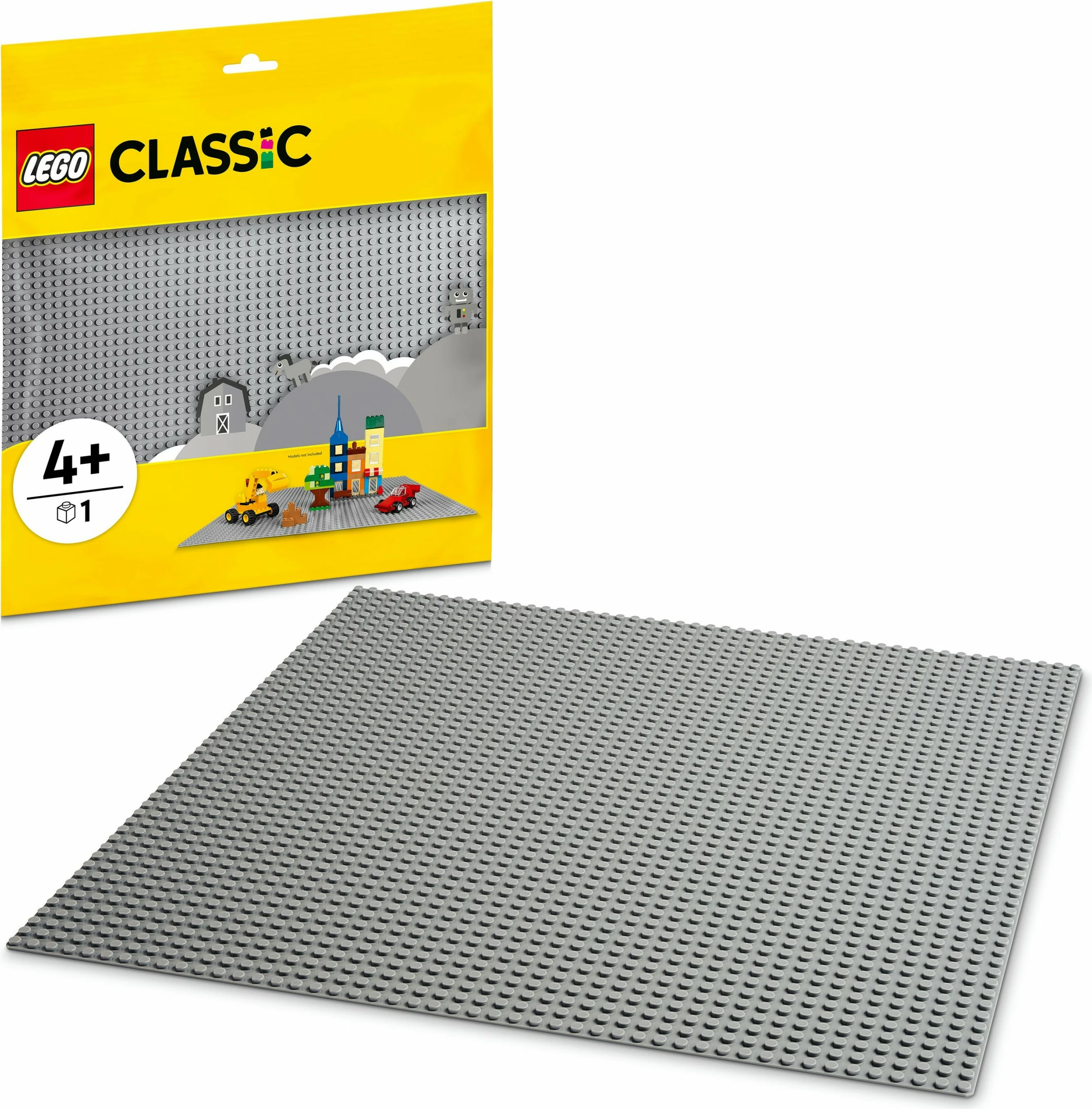 Osnovna plošča za gradnjo 48x48 mest LEGO Classic siva, plastika, večbarvna