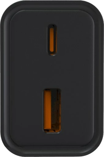 Mrežni polnilec Maxcom LAD 30W USB A+C, črn