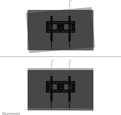 Stenski nosilec za TV Neomounts WL35-750BL14, jeklo, 32–75", 100 kg, črn