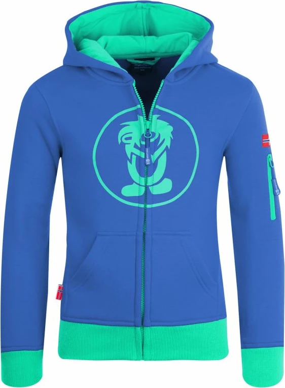 Pulover za otroke Trollkids, moder