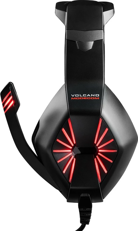Slušalke gaming MODECOM Volcano MC-839 Sword z mikrofonom, LED, črne