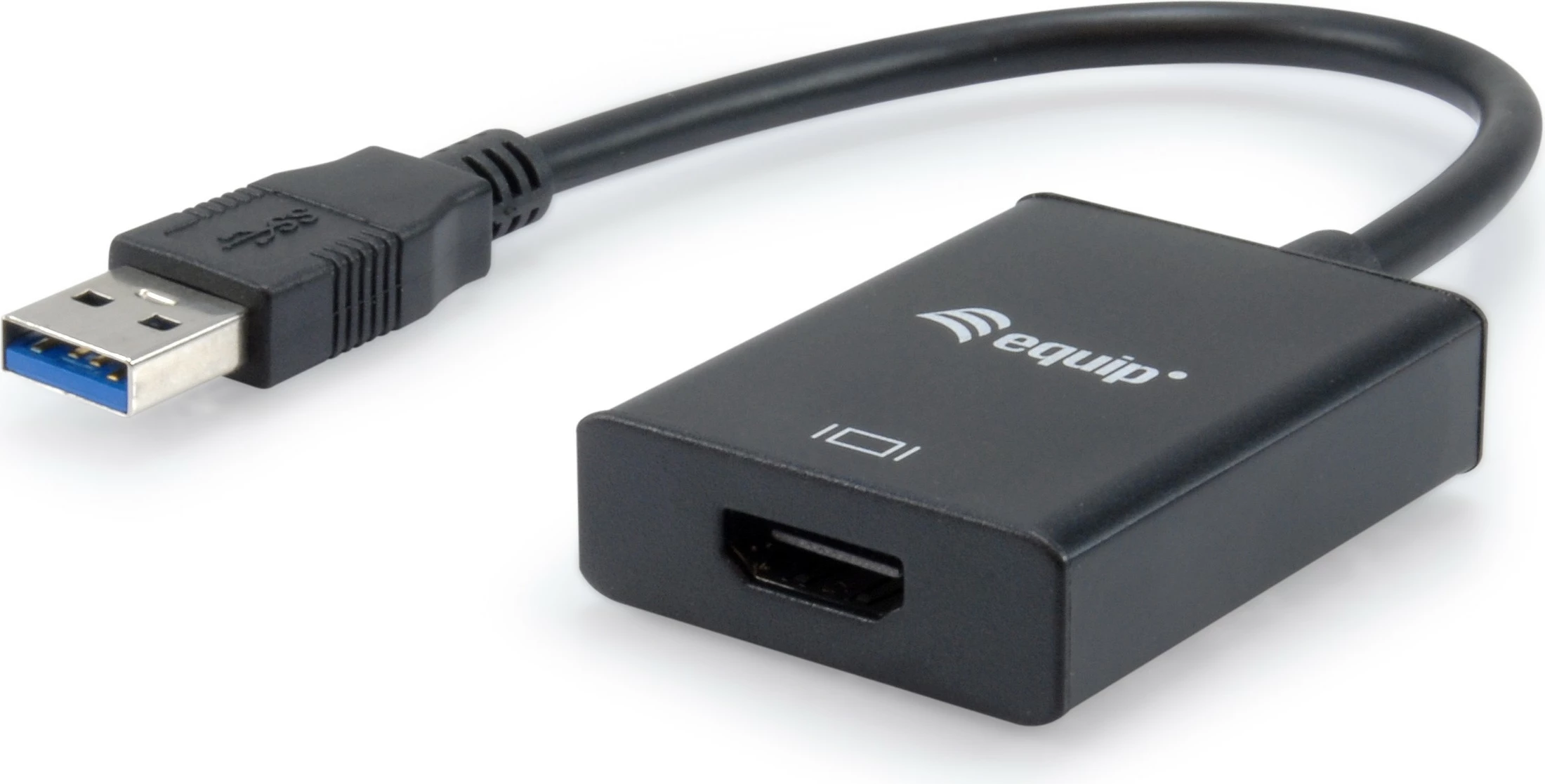 Adapter USB 3.0 v HDMI, Equip 133385, 1920 x 1080, črn