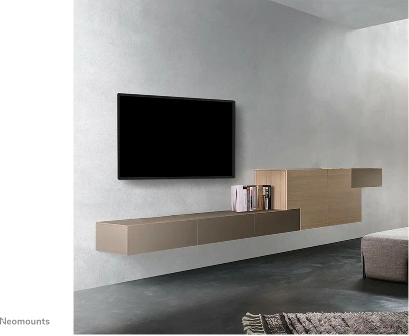 Stenski nosilec za TV Neomounts WL30S-850BL16, fiksni, jeklo, 42–86 in, črn