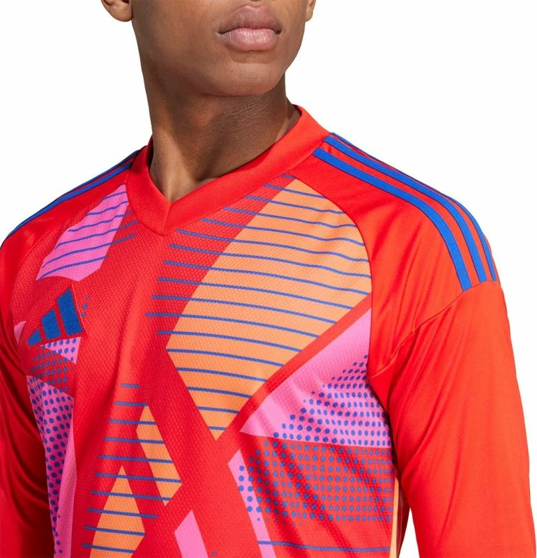 Vratarjska majica za moške, adidas, rdeča