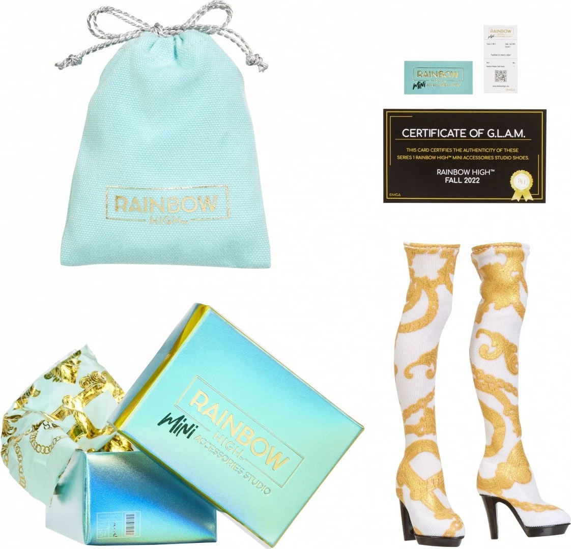 Set čevljev za punčke, Rainbow High MGA, 27 kosov, večbarvno