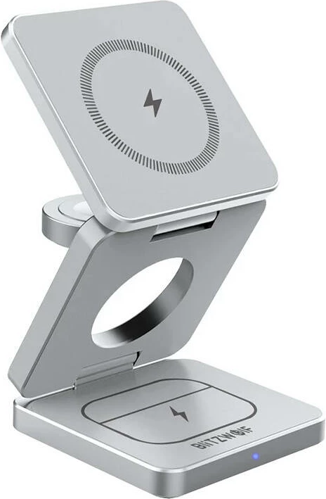 Brezžični polnilec 3-v-1, do 15 W, MagSafe, USB-C BlitzWolf BW-IW30