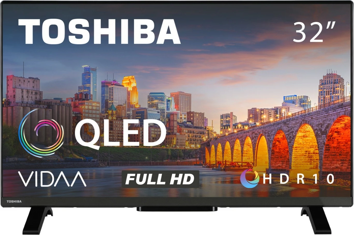 QLED televizor 32", Full HD, pametni televizor, HDR10, Toshiba 32QV2F63DG