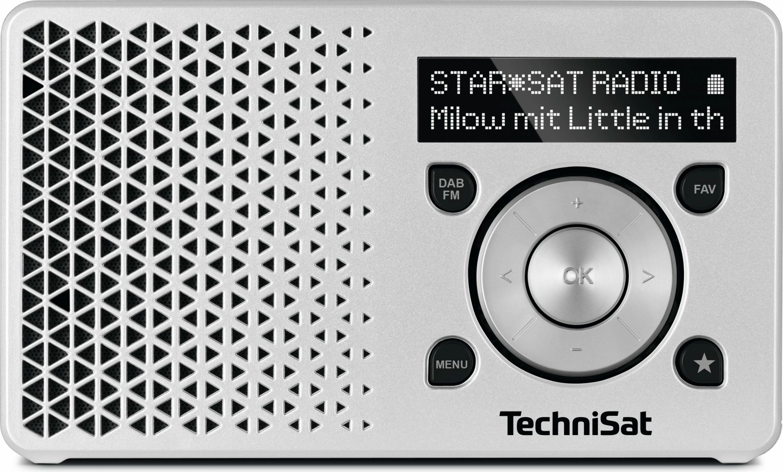 Digitalni radio TechniSat DigitRadio 1, srebrn