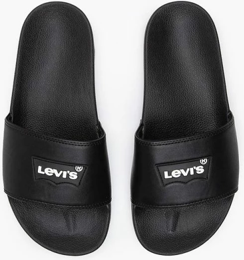 Sandali za ženske Levi's, črni