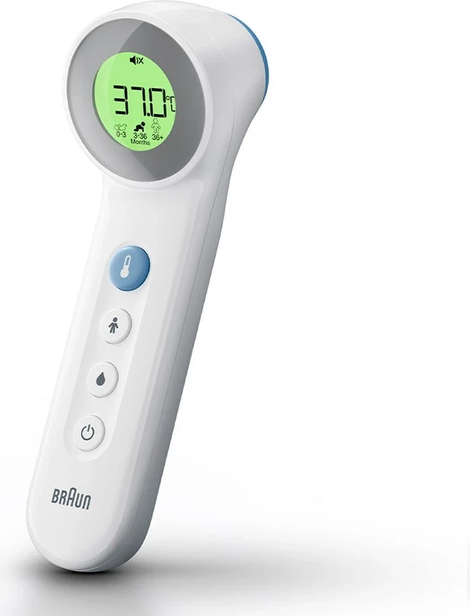 Termometer za čelo Braun BNT400, merjenje na daljavo, bel
