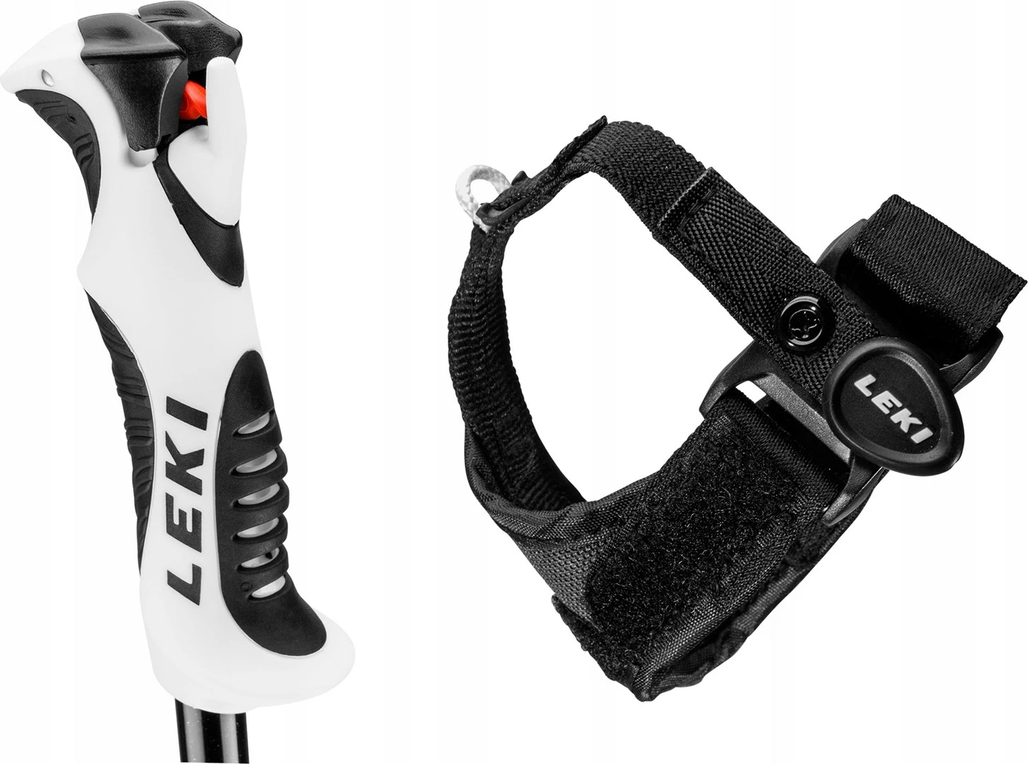Trekking palici LEKI DRIFTER VARIO S 90-120, aluminij, črna, set 2 kosa