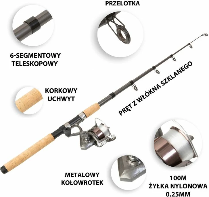 Set ribolov Big Fish 41 v 1, MacGyver, za vse