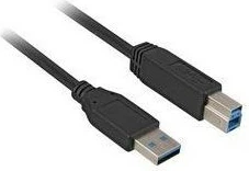 Kab﻿el USB 3.0, 3 m, črn SHARKOON