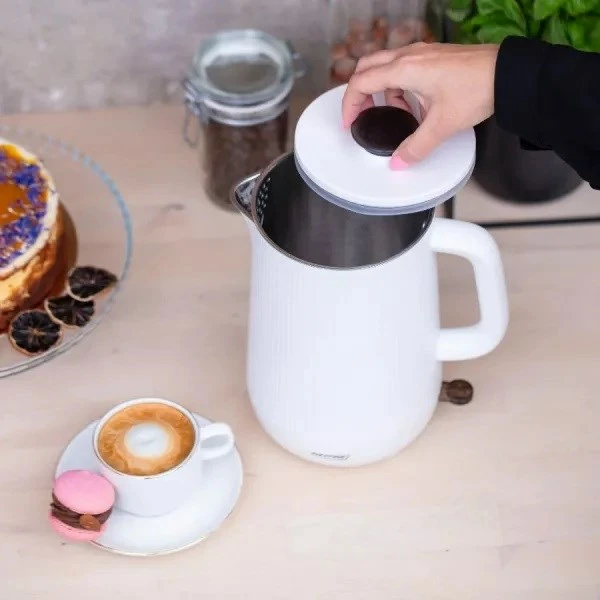 Električni ibrik, 1,5 L, 1800 W, bel — MPM MCZ-115