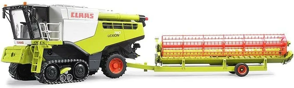 Igrača kombajn Claas Lexion 780 BRUDER, 1:16, za fante, zelena/rdeča/bela/črna