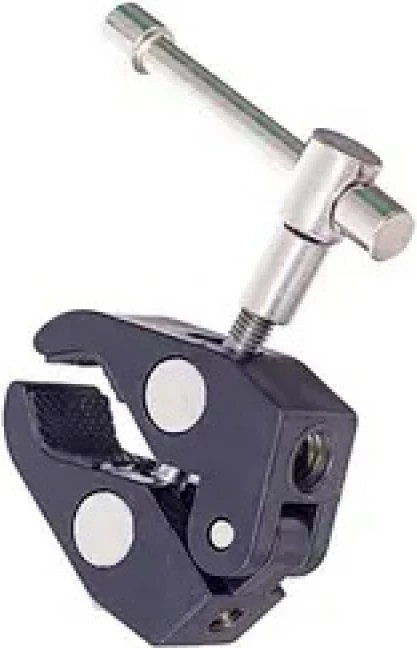 Spona za pritrditev za dodatke, 1/4 in 3/8 in, kovina, črna Hurtel