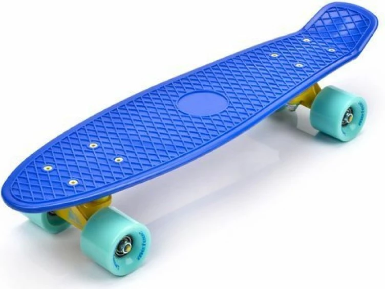 Plastičen skateboard za mestno vožnjo Meteor, rdeč