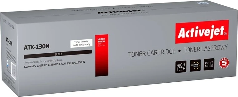 Zamenljivi toner Activejet ATK-130N za Kyocera tiskalnike, 7200 strani, črn