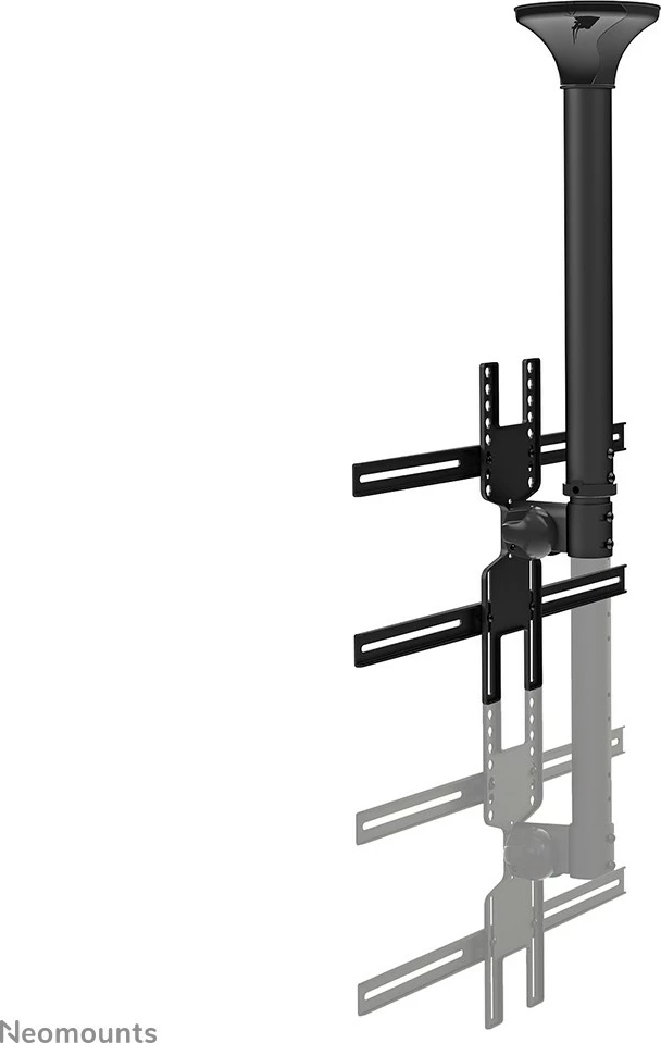 Stropni nosilec za TV/monitor Newstar FPMA-C400BLACK, 32–60 palcev, nastavljiva višina, črna