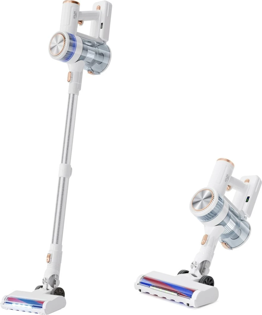 Brezžični sesalnik, 0,4 L, 2200 mAh, bel Adler AD 7079