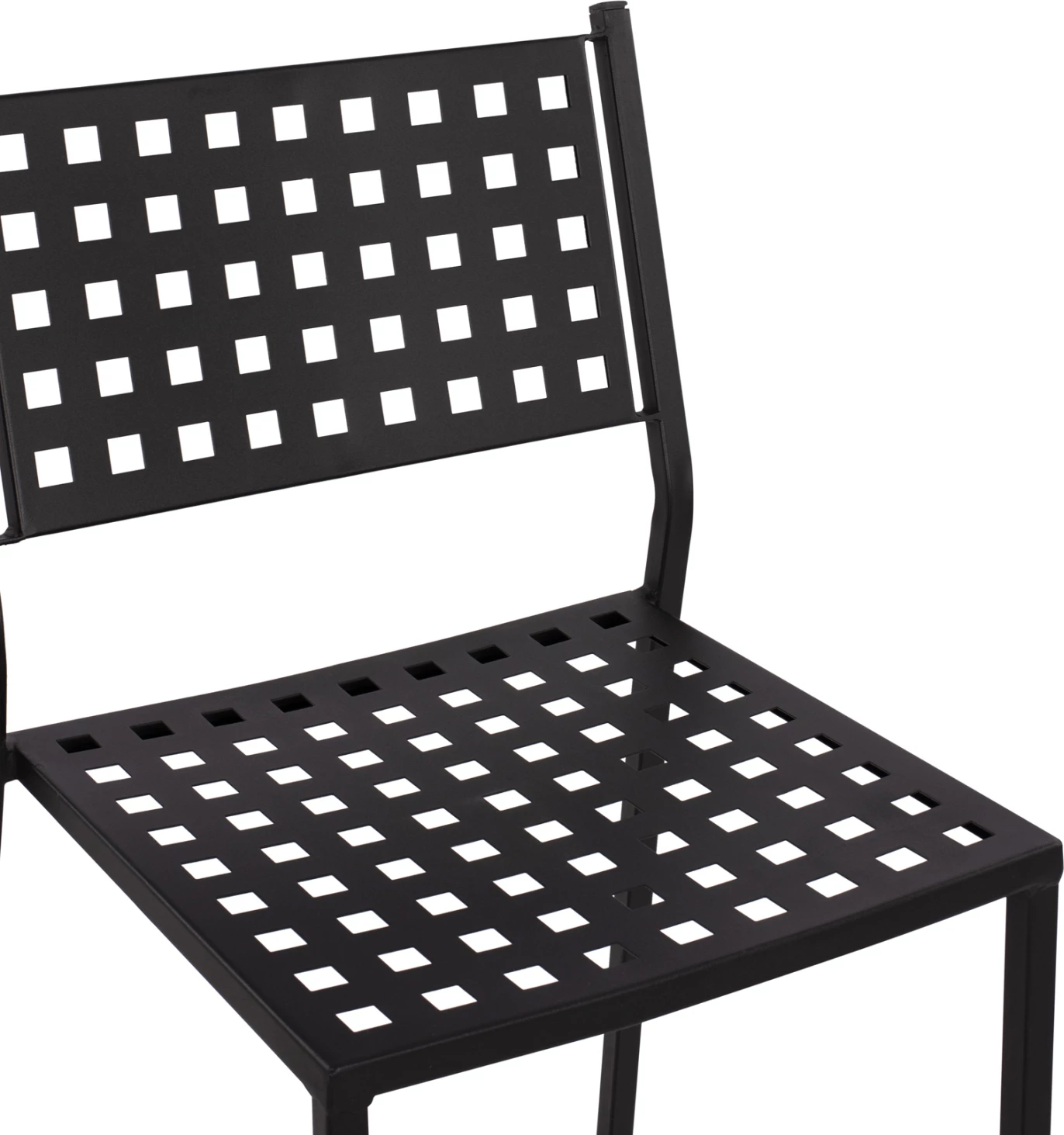 Barski stol Olympias kovinski FH5528.01 črne barve 47x58x111 cm