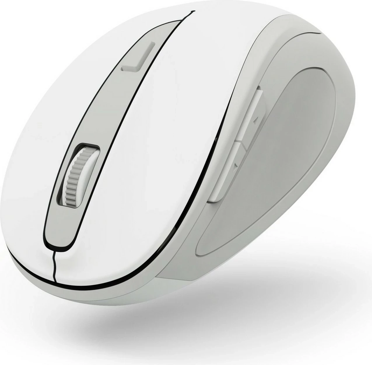 Brezžična miška Hama WM-400, 1600 DPI, 6 gumbov, bela