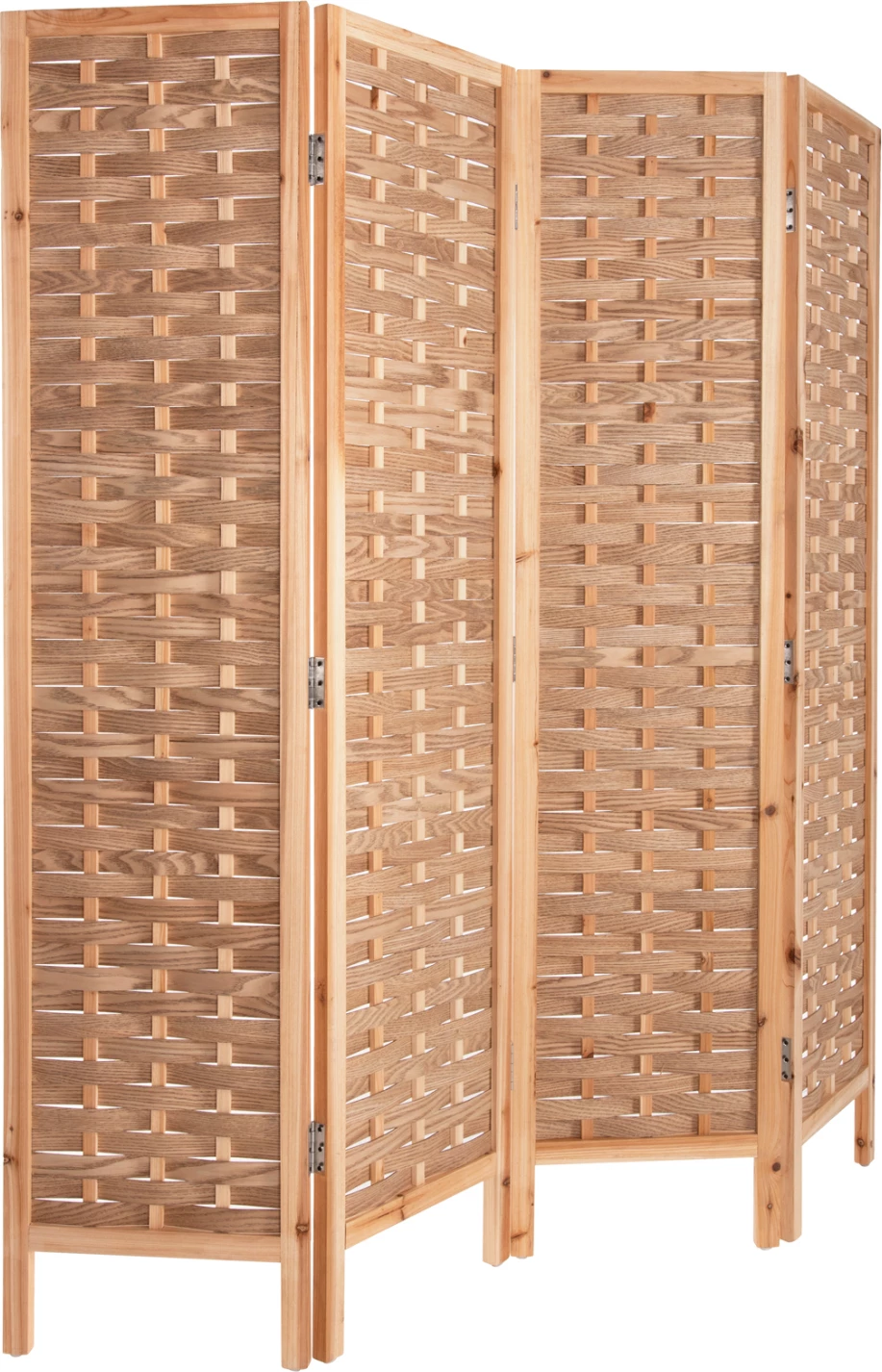 Pregrada z 4 krili iz bambusa, SENTINEL FH4227, naravna barva 162x2,5x180Hcm