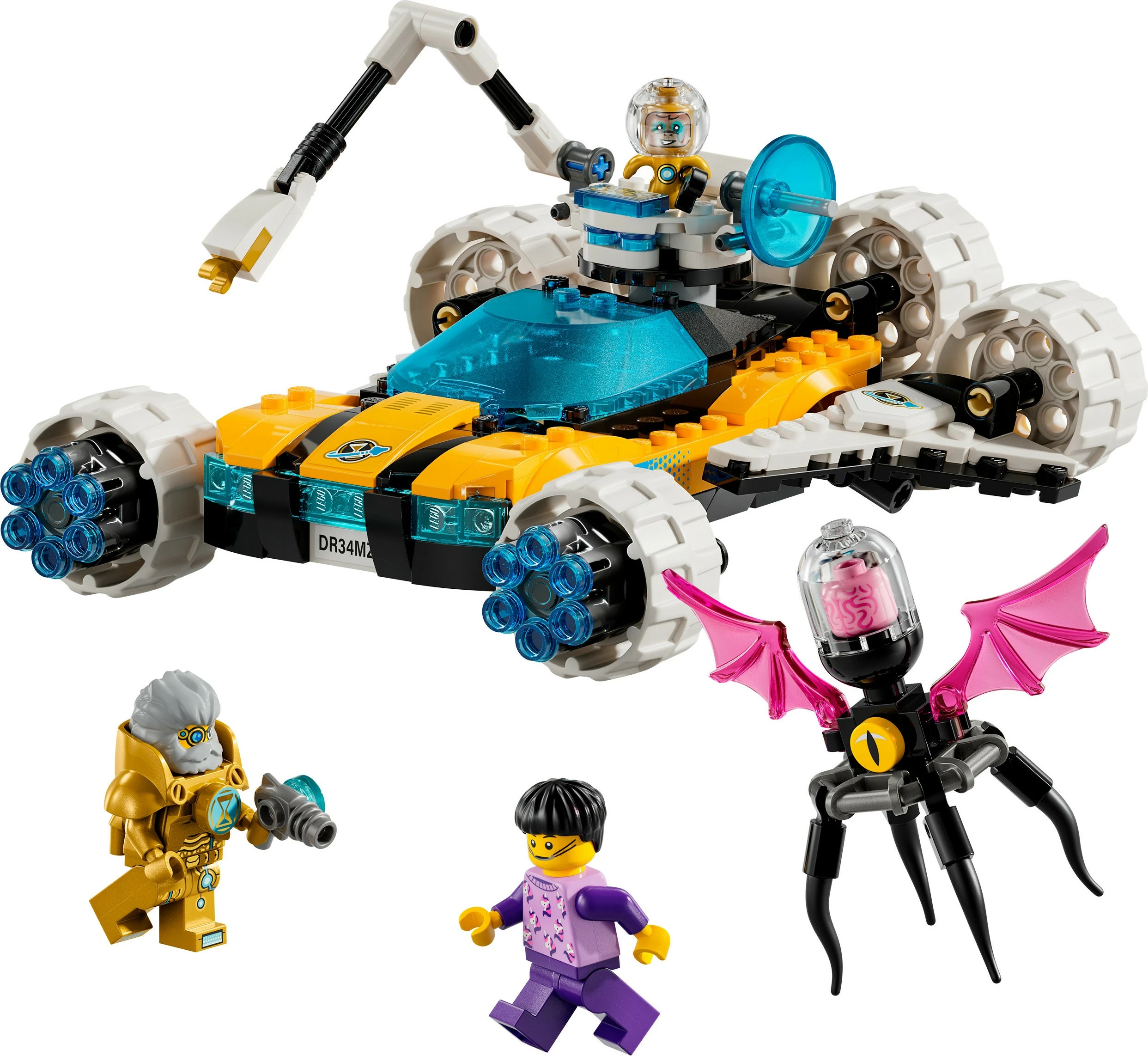 Set za sestavljanje LEGO DREAMZzz Mr. Oz Space Car, 350 delov, večbarven
