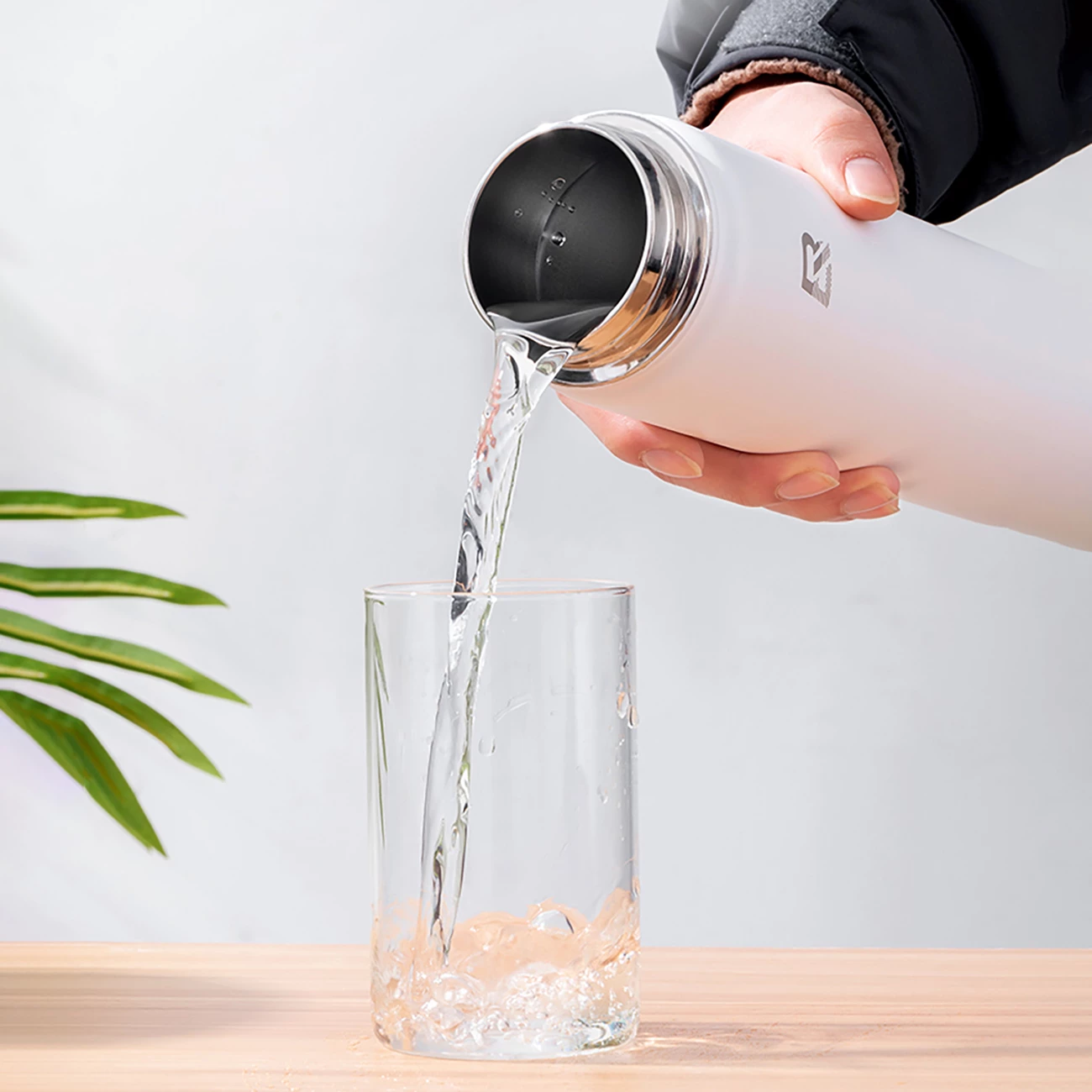 Termovka za kolo, 650 ml, bela — Rockbros 35210029006