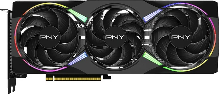 Visokozmogljiva grafična kartica PNY RTX 5060 Ti VERTO ARGB OC 8GB GDDR7, črna