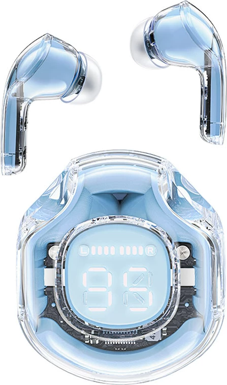 Brezžične slušalke Acefast T8, Bluetooth 5.3, TWS, svetlo modre, s polnilnim etuijem