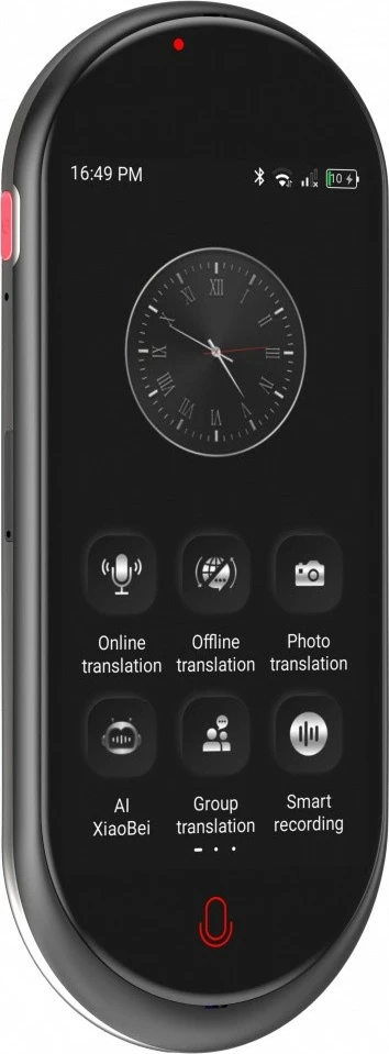 Elektronski prevajalnik Maxcom mTalk MT100 4G, 1500 mAh, črn