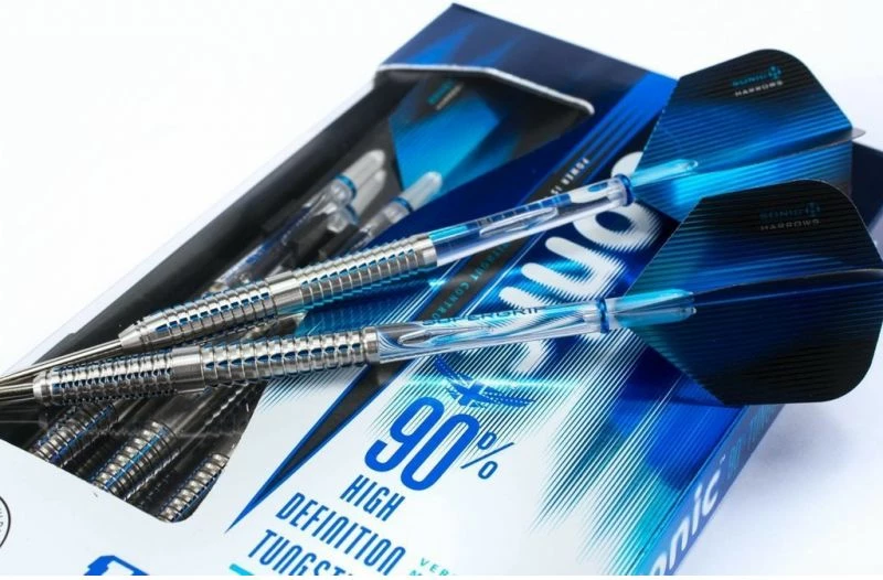 Superge za pikado Harrows Sonic, modro-srebrne