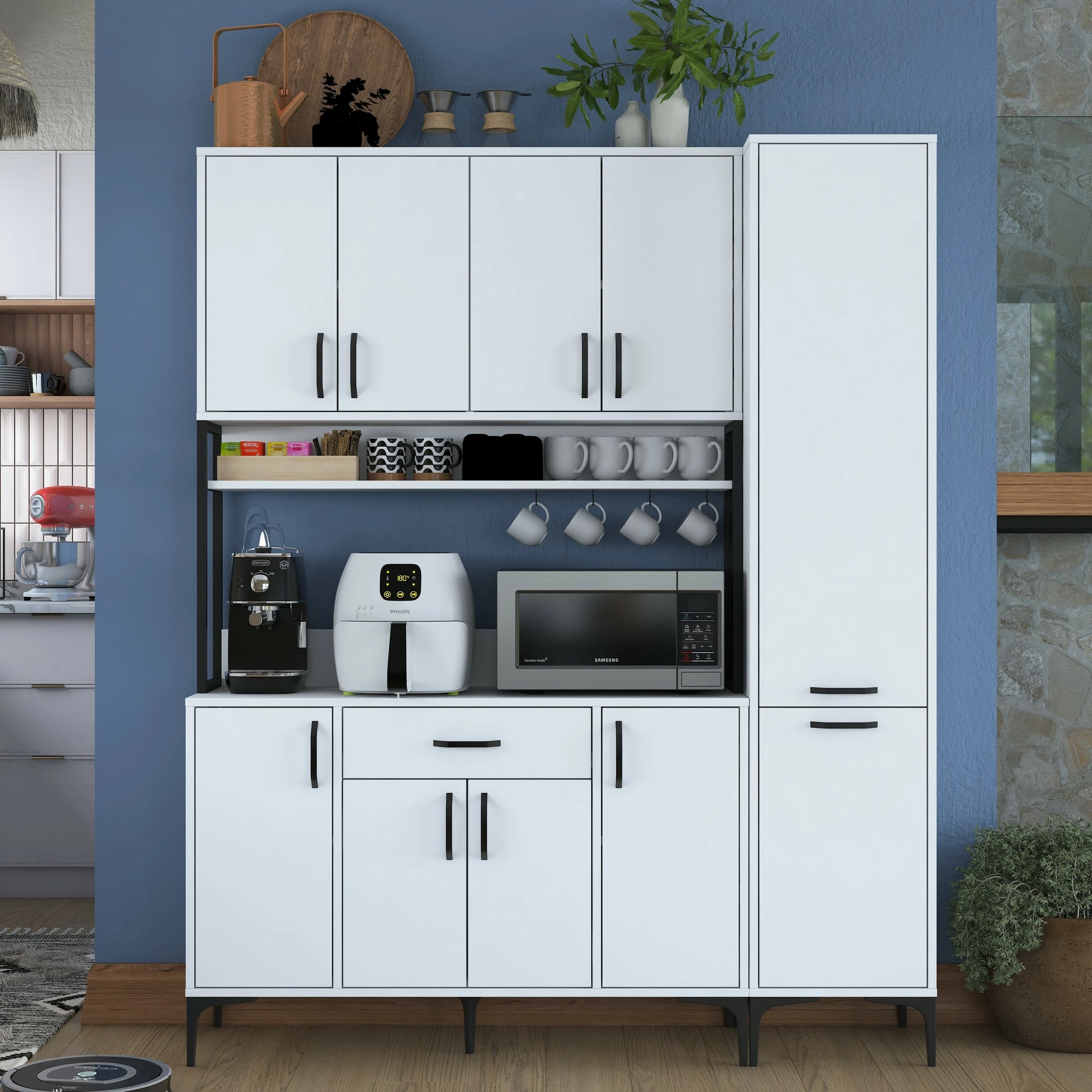 Večnamenska omara Hanah Home JE134 - 3055, bela