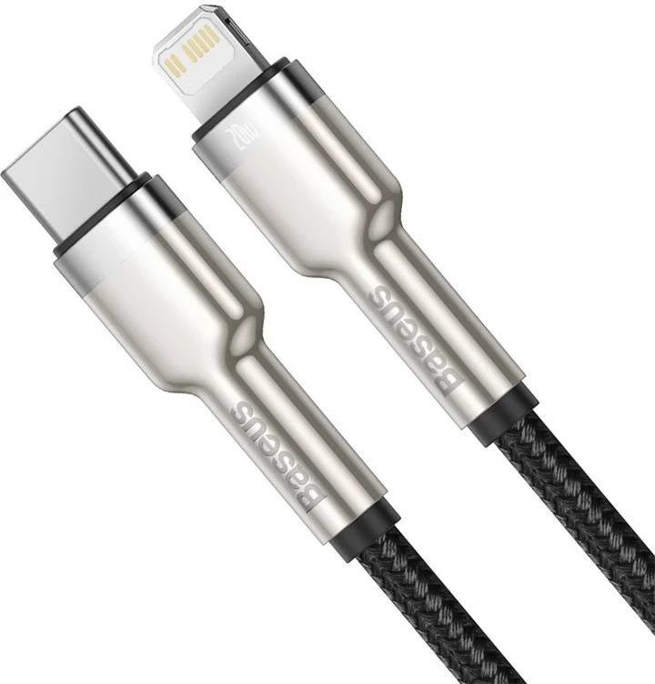 Kabel za hitro polnjenje USB-C na Lightning Baseus, črn