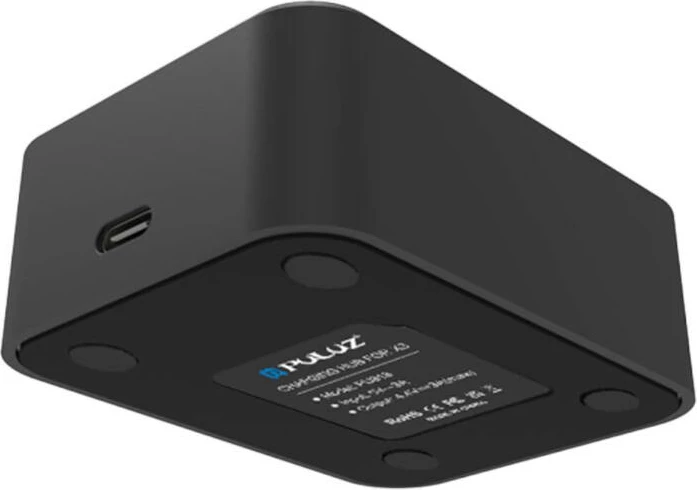 Polnilec USB za dve bateriji Puluz PU818 za Insta360 X3, črn