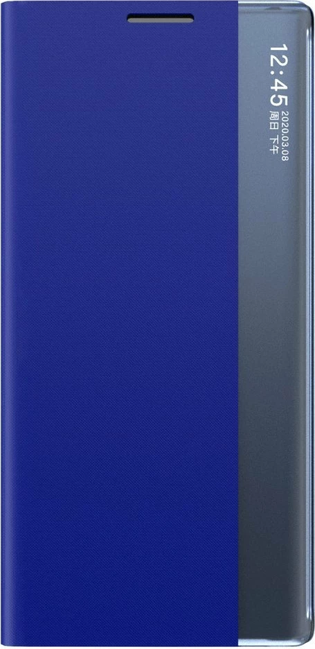 Ovitek Bookcase s pametnim okencem, Sleep Case za Xiaomi Redmi K40 Pro+, K40 Pro, K40, Poco F3, moder