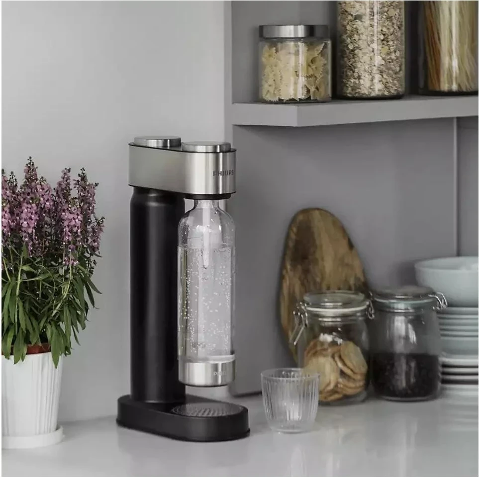 Aparat za gaziranje vode Philips ADD4902BK/10, črn