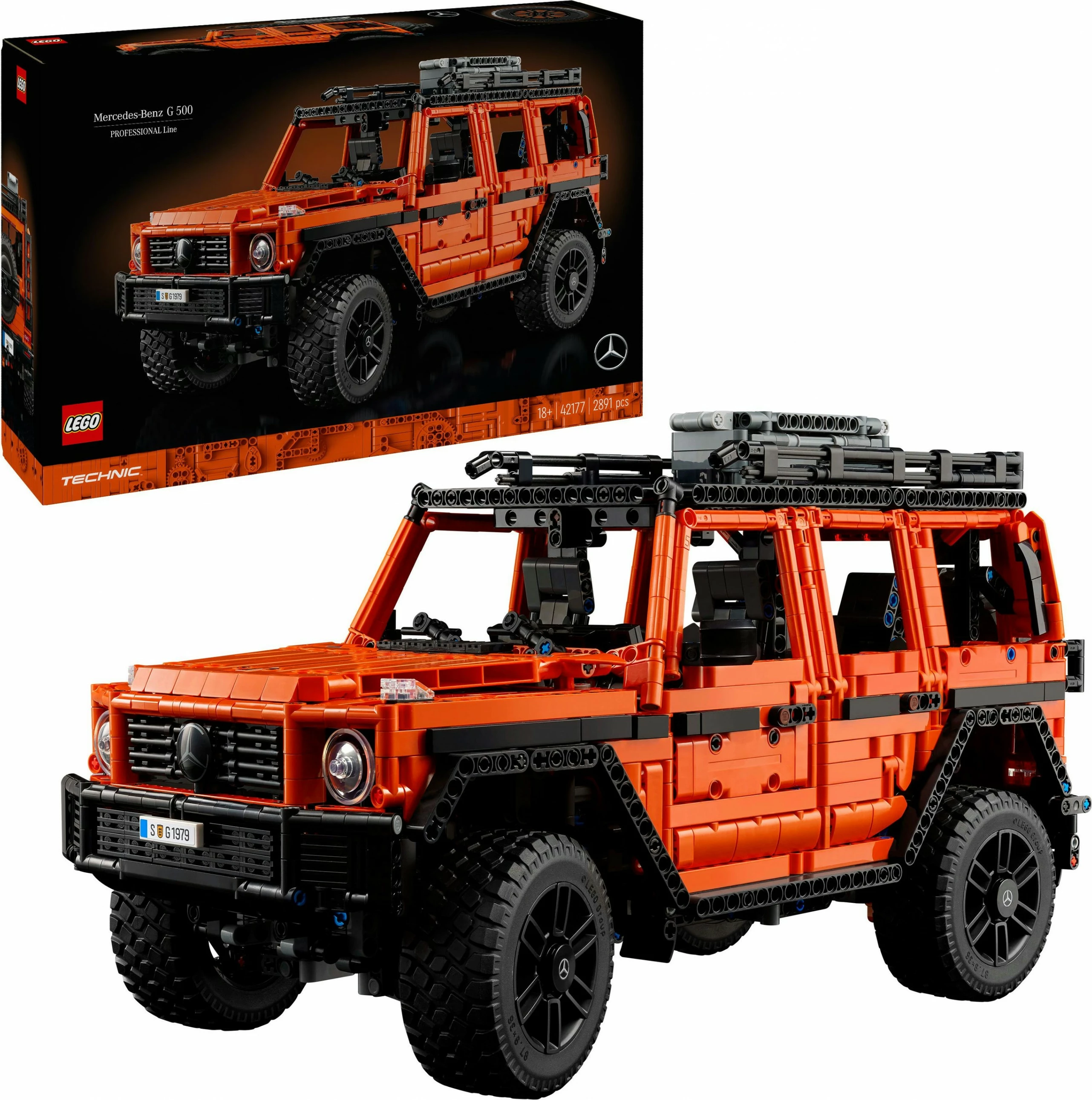 Komplet za sestavljanje Mercedes-Benz G 500, 2891 delov, večbarven - LEGO