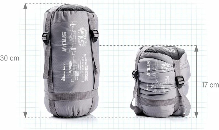 Spalna vreča Meteor, siva