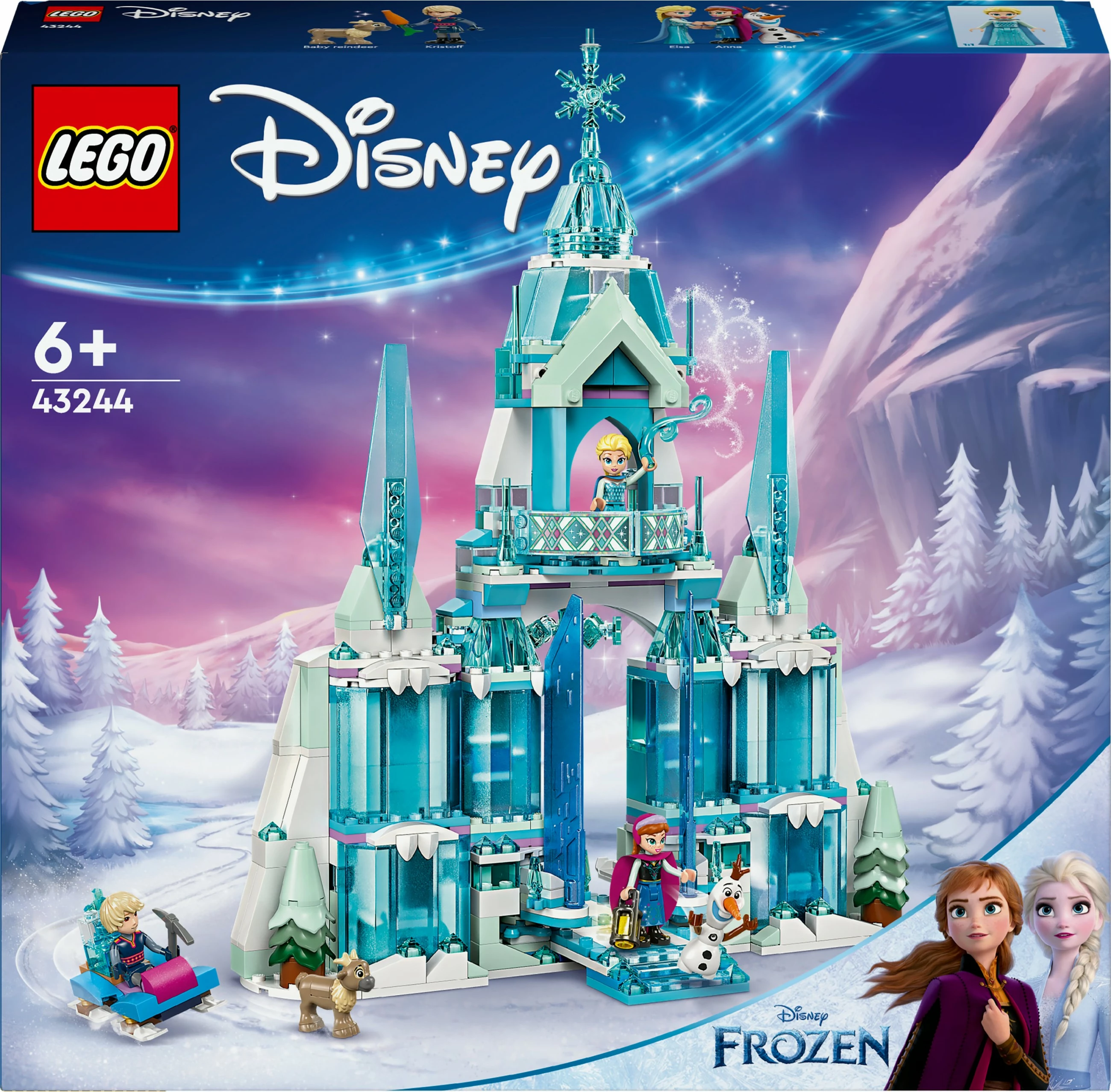 Gradbeni komplet, Elsin zimski grad (Frozen) Disney Princess 43244, večbarven