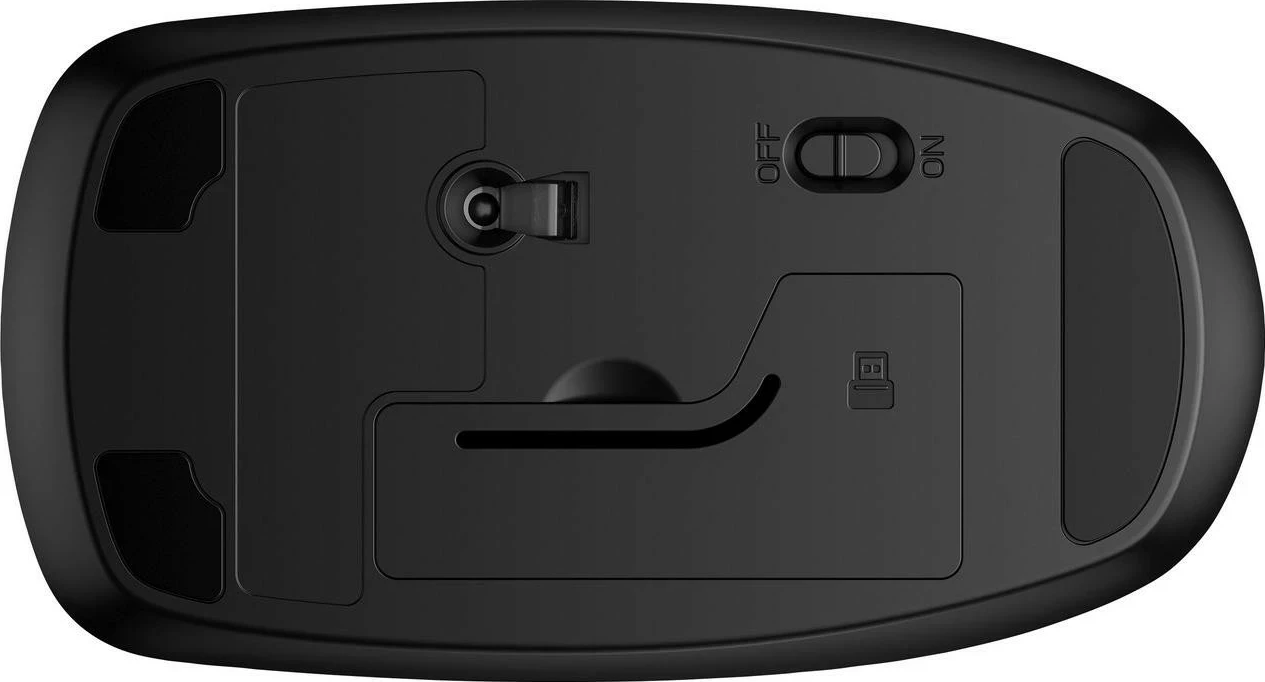 Brezžični miš, HP 230 Slim, USB, črn