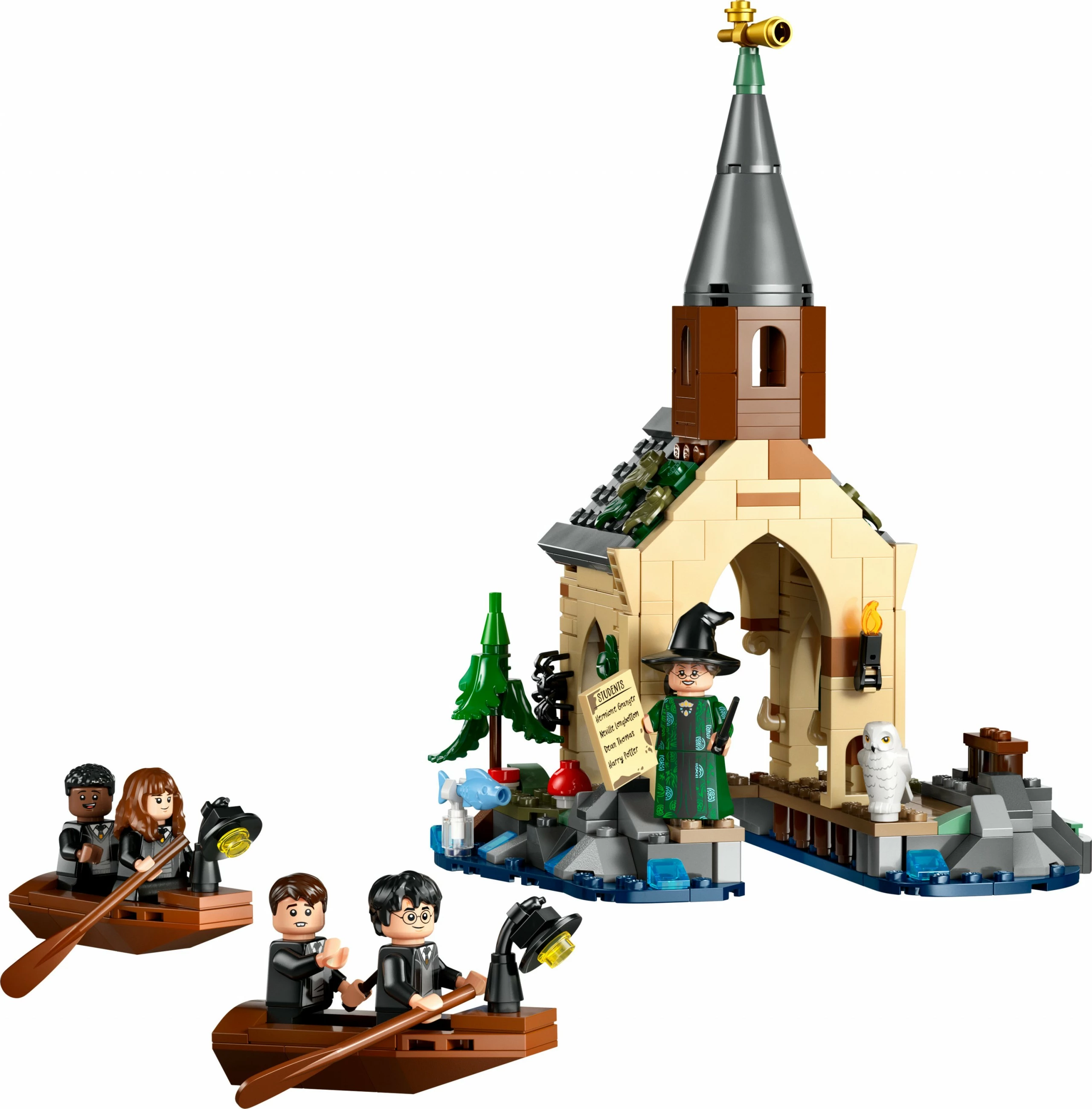 Set za sestavljanje Hogwarts Castle Boathouse, LEGO Harry Potter, 350 kosov, večbarven