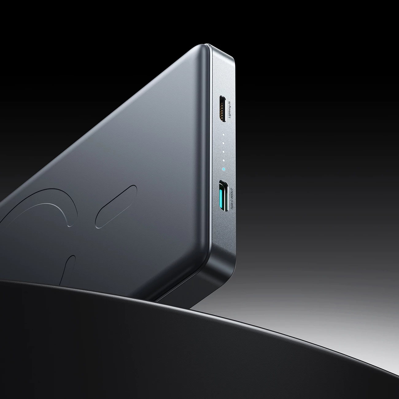 Powerbank 10.000 mAh, ultra tanek, siv Joyroom JR-PBM08 Pro