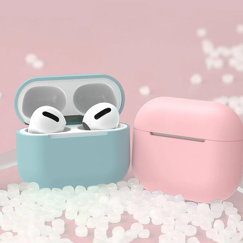 Silikonski ovitek za AirPods Pro Hurtel, moder