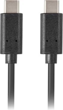 USB 2.0 kabel 1 m, USB-C M/M, črn Lanberg