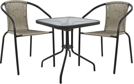 Komplet jedilne mize 3 kosi z 2 stoli in mizo FH5179.01