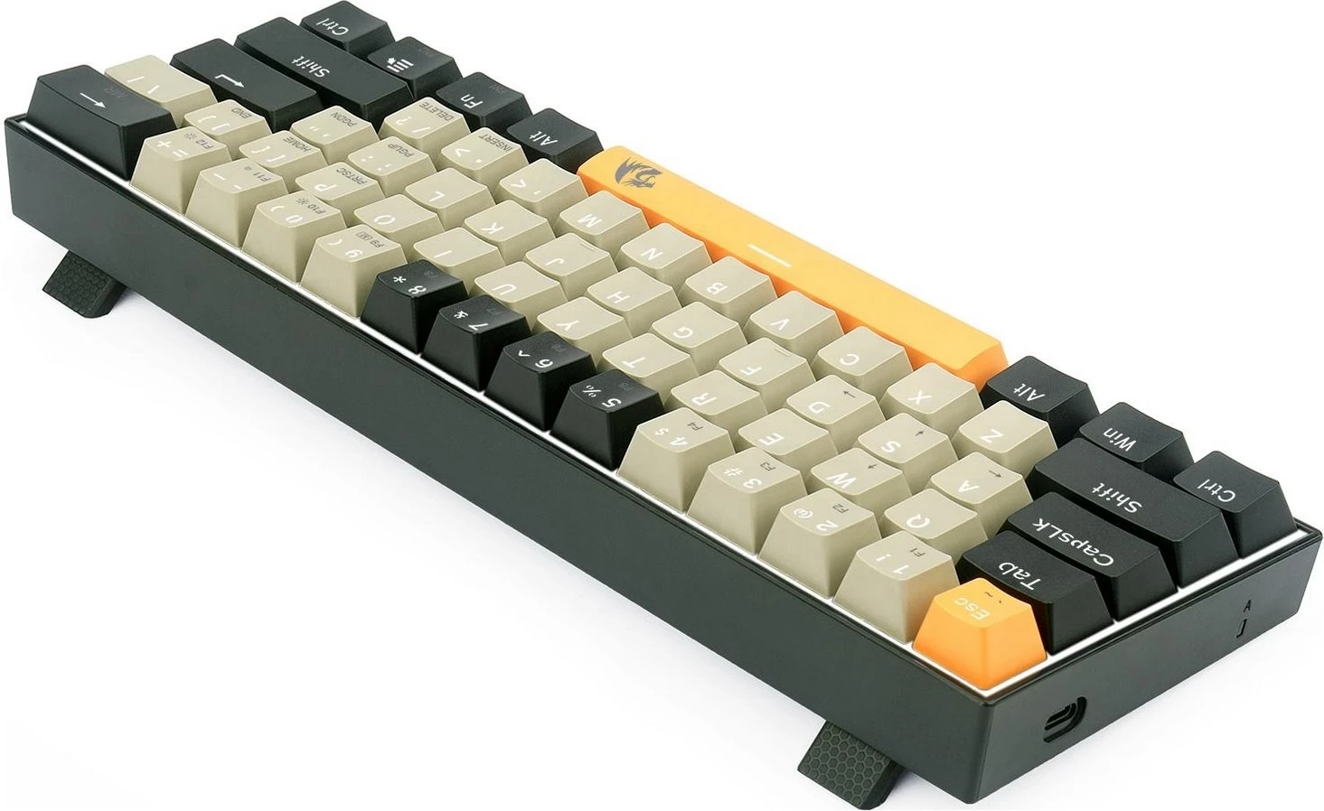 Kompaktna tipkovnica z žico Redragon K606 LAKSHMI, 61 tipk, rjava