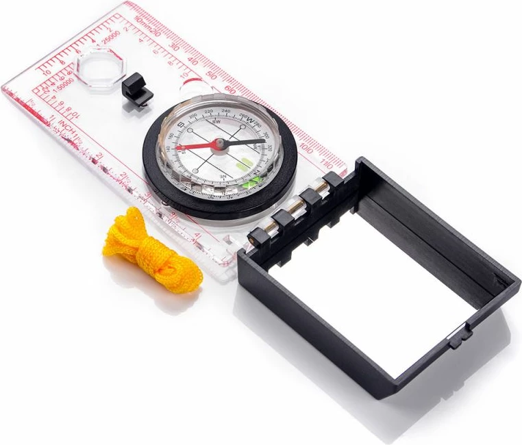 Turistični kompas Meteor, črn