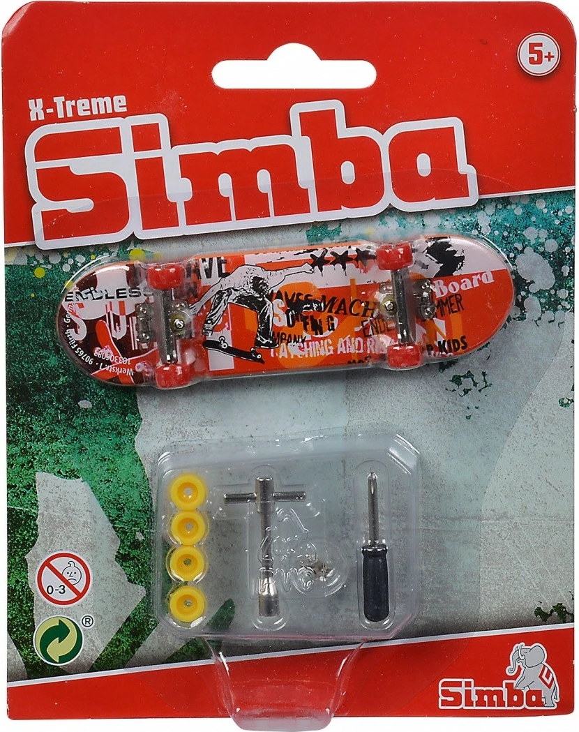 Fingerboard, 6 različnih dizajnov, z dodatki Simba X-Treme